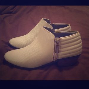 Light Grey Ankle Boots